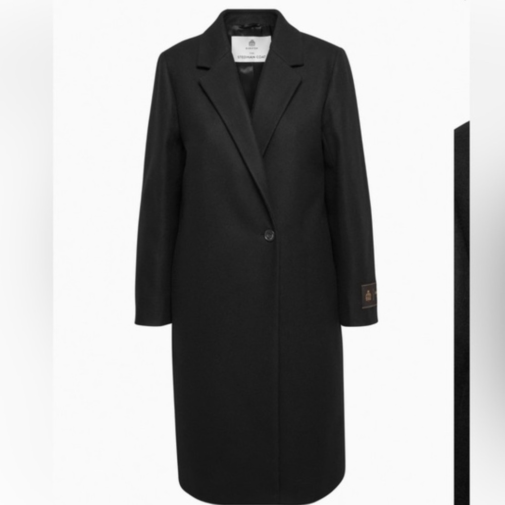 ARITZIA STEDMAN WOOL COAT Black XXS NWT - Picture 2 of 5
